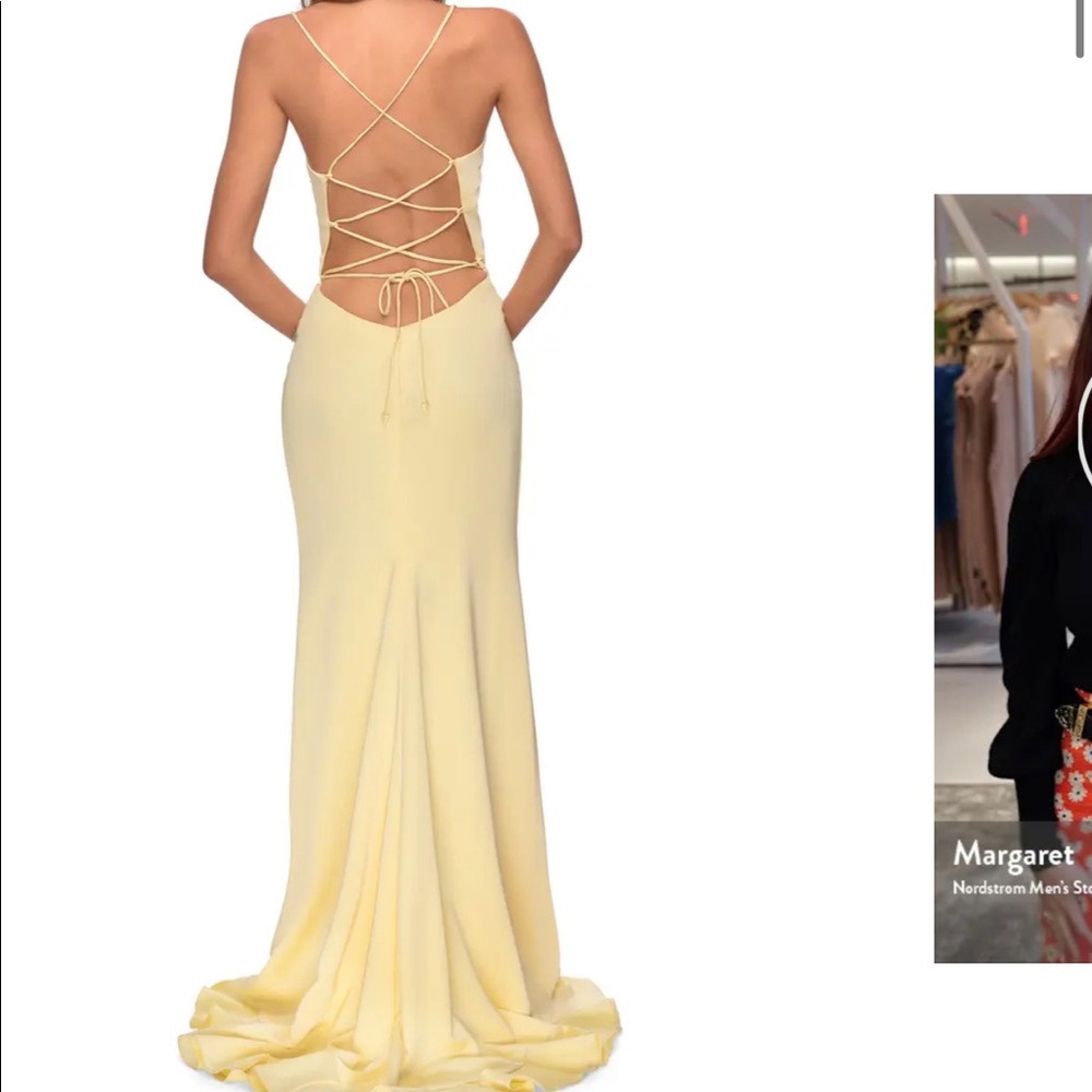 La Femme Yellow Dress